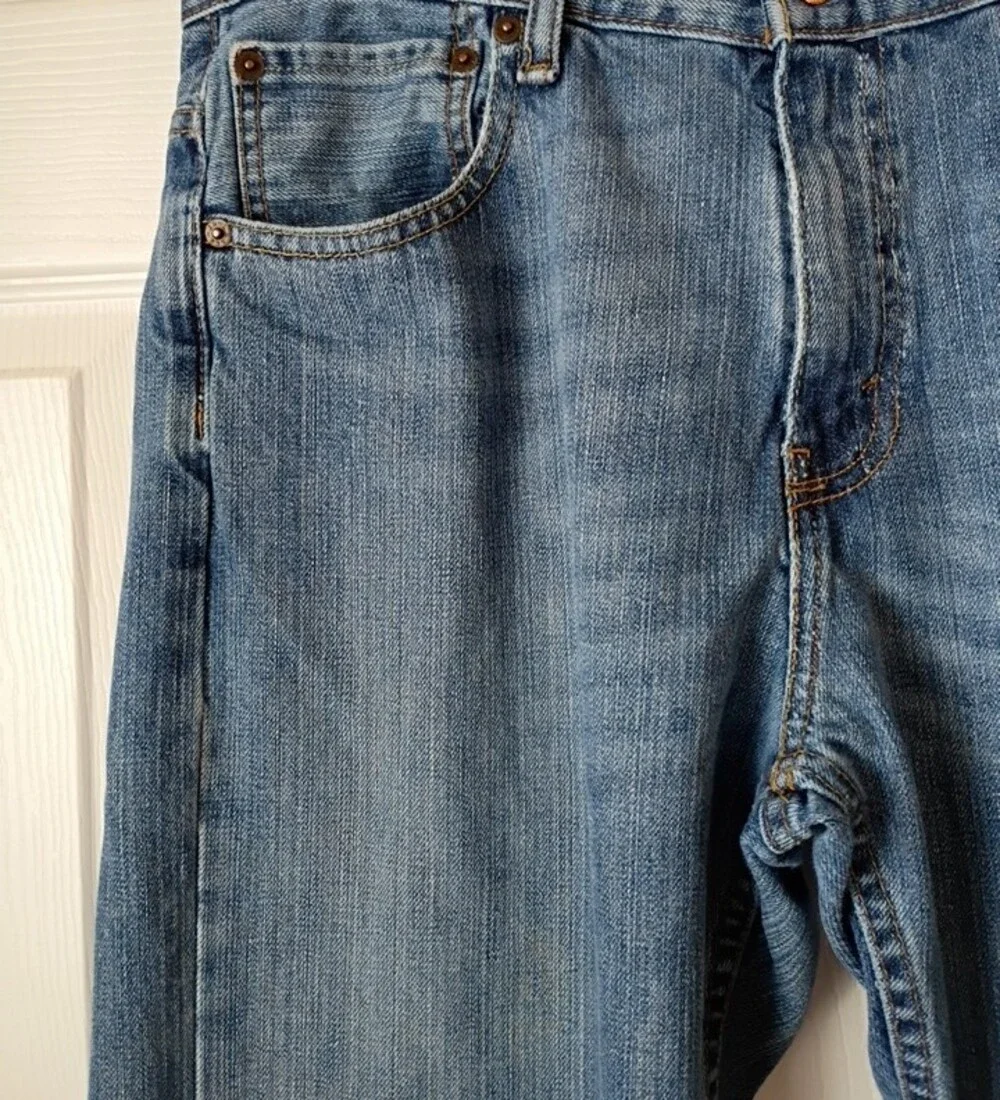 Levi's Straight-Fit Men's Blue Denim Jeans 32 X 32